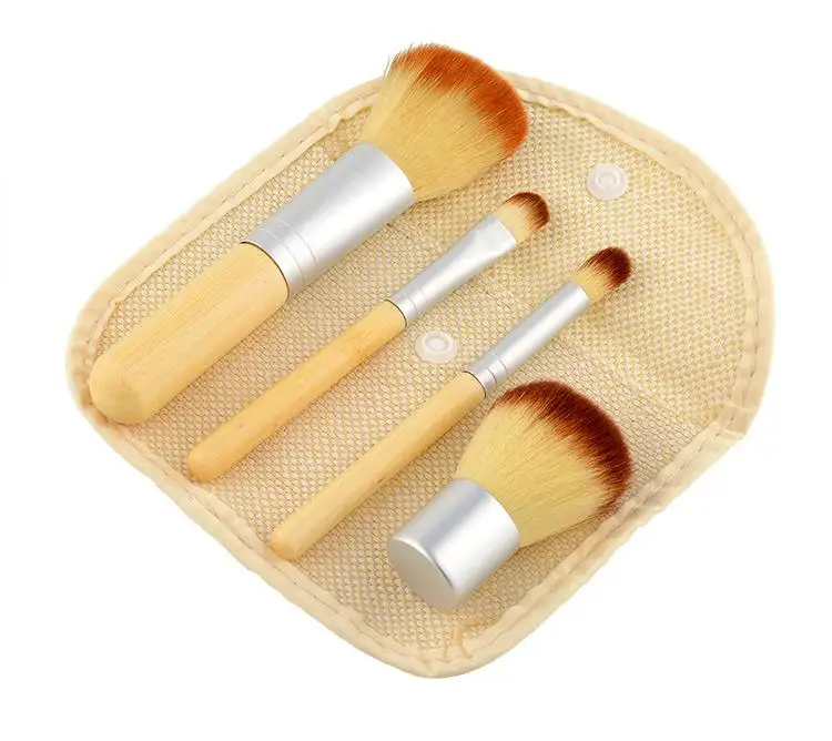 Bamboo Makeup Brushes Set 4pcs/set Professional Cream Powder Make Up Brush maquiagem Kits with Bag SN1106
Bamboo Makeup Brushes Set 4pcs/set Professional Cream Powder Make Up Brush maquiagem Kits with Bag SN1106