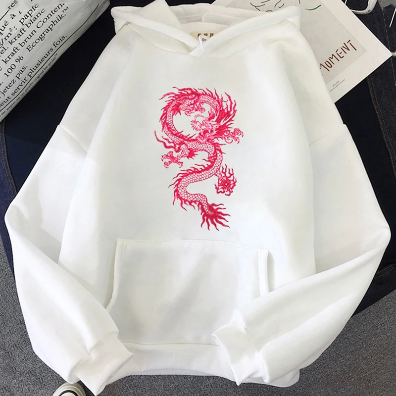 Vintage Chinese Dragon Print Women Hoodie Winter New Loose Casual Oversize Sweatshirts Harajuku Streetwear Tops Women's Hoodie
Vintage Chinese Dragon Print Women Hoodie Winter New Loose Casual Oversize Sweatshirts Harajuku Streetwear Tops Women's Hoodie