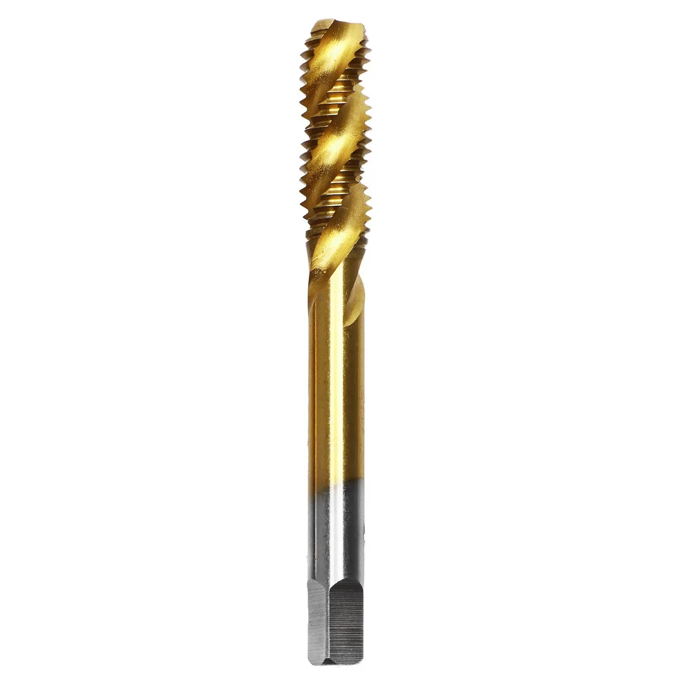 5pcs/lot Spiral Fluted Machine Screw Tap M3 M4 M5 M6 M8 Spiral Pointed Taps Thread Tap Drill Titanium Coated
5pcs/lot Spiral Fluted Machine Screw Tap M3 M4 M5 M6 M8 Spiral Pointed Taps Thread Tap Drill Titanium Coated