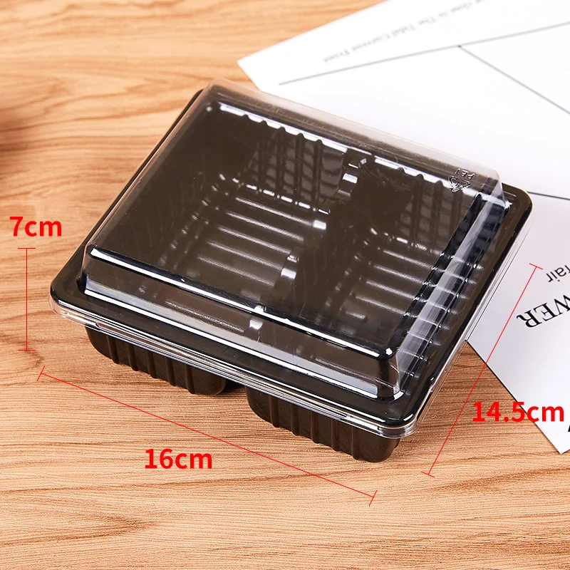 25pcs Net red square creative 2 grid cake pastry packaging box salad food favors plastic boxes biscuits cookies cup with lid
25pcs Net red square creative 2 grid cake pastry packaging box salad food favors plastic boxes biscuits cookies cup with lid