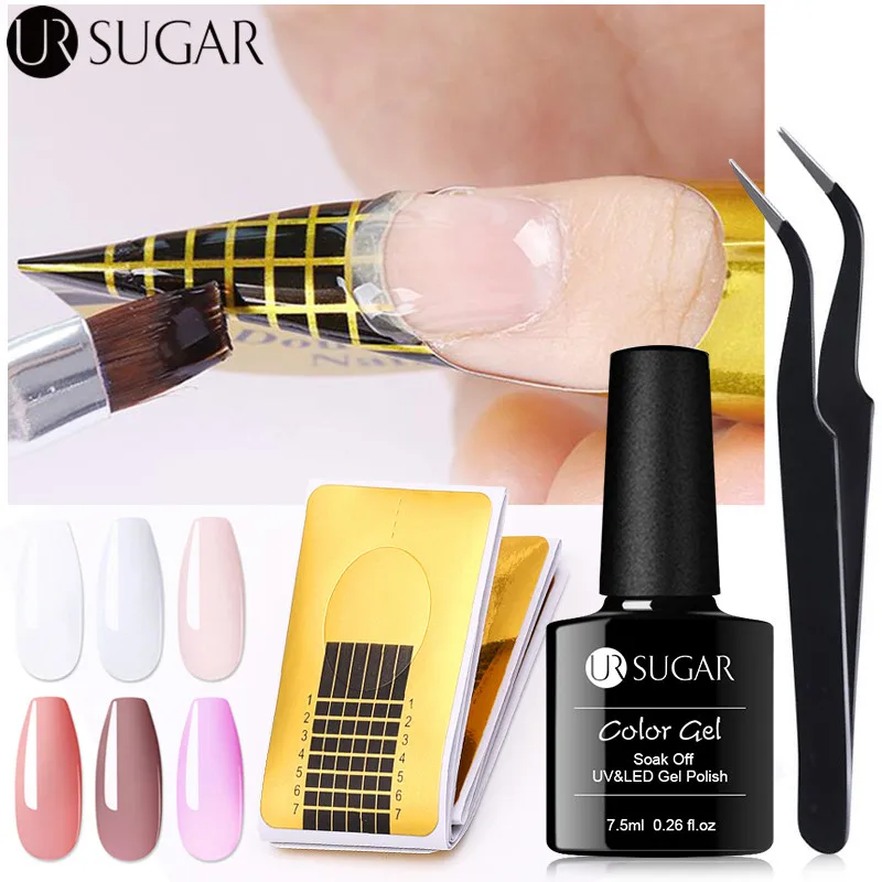UR SUGAR 7.5ml Acrylic Nail Extension UV Gel Tools Kits Set Crystal UV Gel Repair Broken Finger Prolong Form Manicures Tools
UR SUGAR 7.5ml Acrylic Nail Extension UV Gel Tools Kits Set Crystal UV Gel Repair Broken Finger Prolong Form Manicures Tools