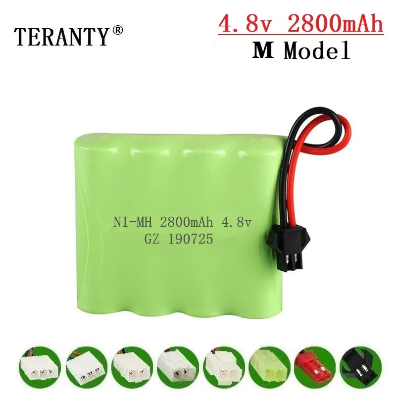 Upgrade 4.8v 2800mah NiMH Battery For Rc Toys Cars Tanks Robots Guns Boats AA Ni-MH 2400mah 4.8v Rechargeable Battery Pack 2PCS
Upgrade 4.8v 2800mah NiMH Battery For Rc Toys Cars Tanks Robots Guns Boats AA Ni-MH 2400mah 4.8v Rechargeable Battery Pack 2PCS
