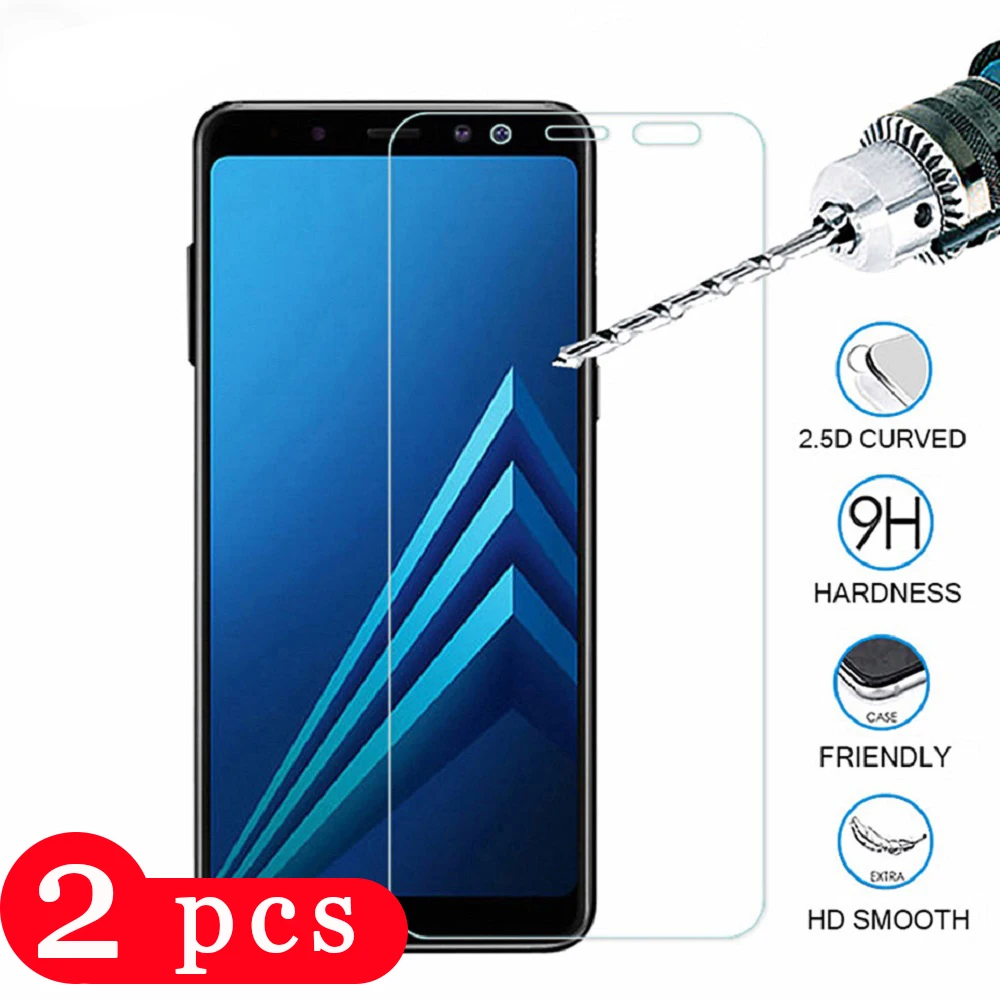 2Pcs tempered glass for samsung Galaxy A6 A7 A8 2018 A5 2017 phone screen protector protective film on the glass smartphone
2Pcs tempered glass for samsung Galaxy A6 A7 A8 2018 A5 2017 phone screen protector protective film on the glass smartphone