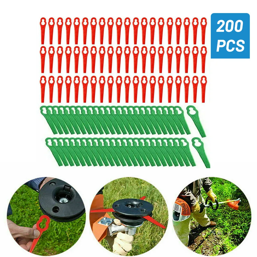 200 Pcs Grass Trimmer Blades Plastic Replacement Accessories For Cordless Cutting Tools Grass Cutter Lawn Mower
200 Pcs Grass Trimmer Blades Plastic Replacement Accessories For Cordless Cutting Tools Grass Cutter Lawn Mower