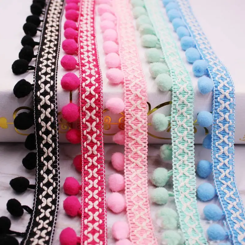 1-10Yards Pom Pom Trim Ball Ribbon MINI Fabric Pearl Pompom Fringe Ribbon Sewing Lace Kintted Fabric Handmade Craft Accessories
1-10Yards Pom Pom Trim Ball Ribbon MINI Fabric Pearl Pompom Fringe Ribbon Sewing Lace Kintted Fabric Handmade Craft Accessories