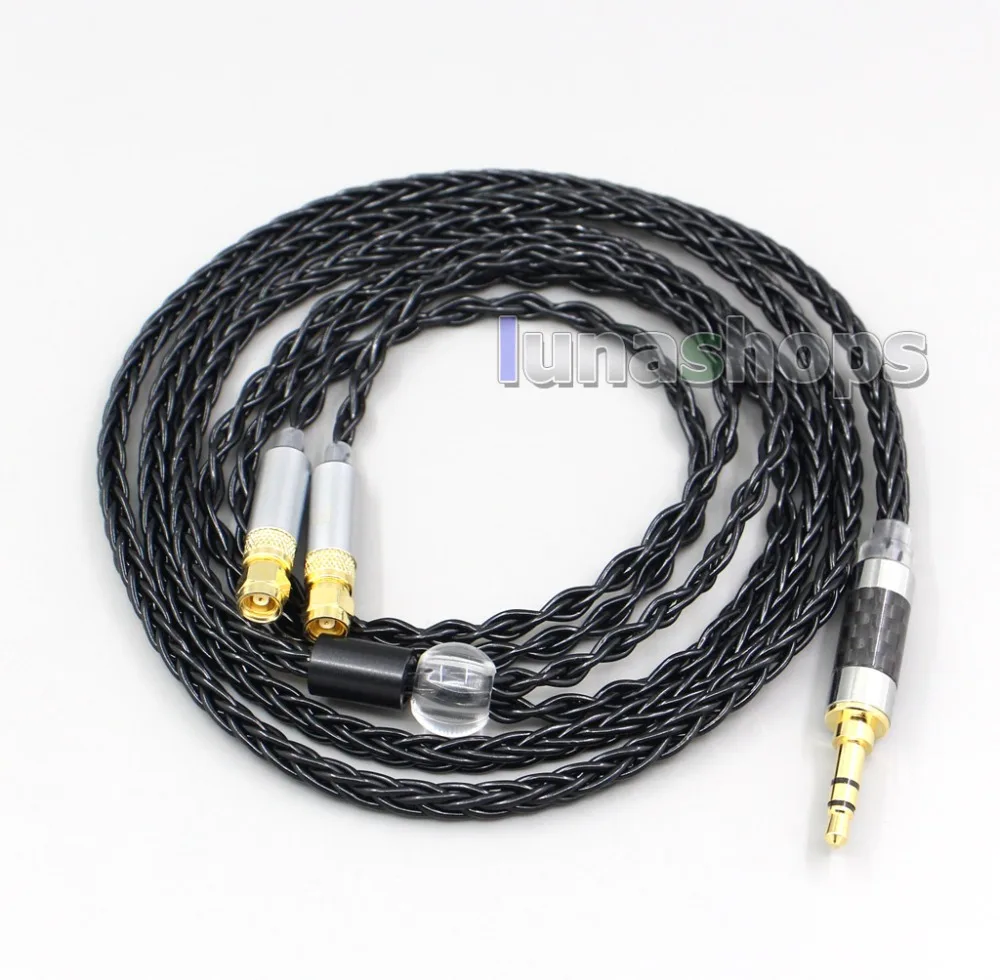 LN006600 2 5 мм 4 8-жильный посеребренный черный кабель для наушников HiFiMan HE400 HE5 HE6 HE300 HE4