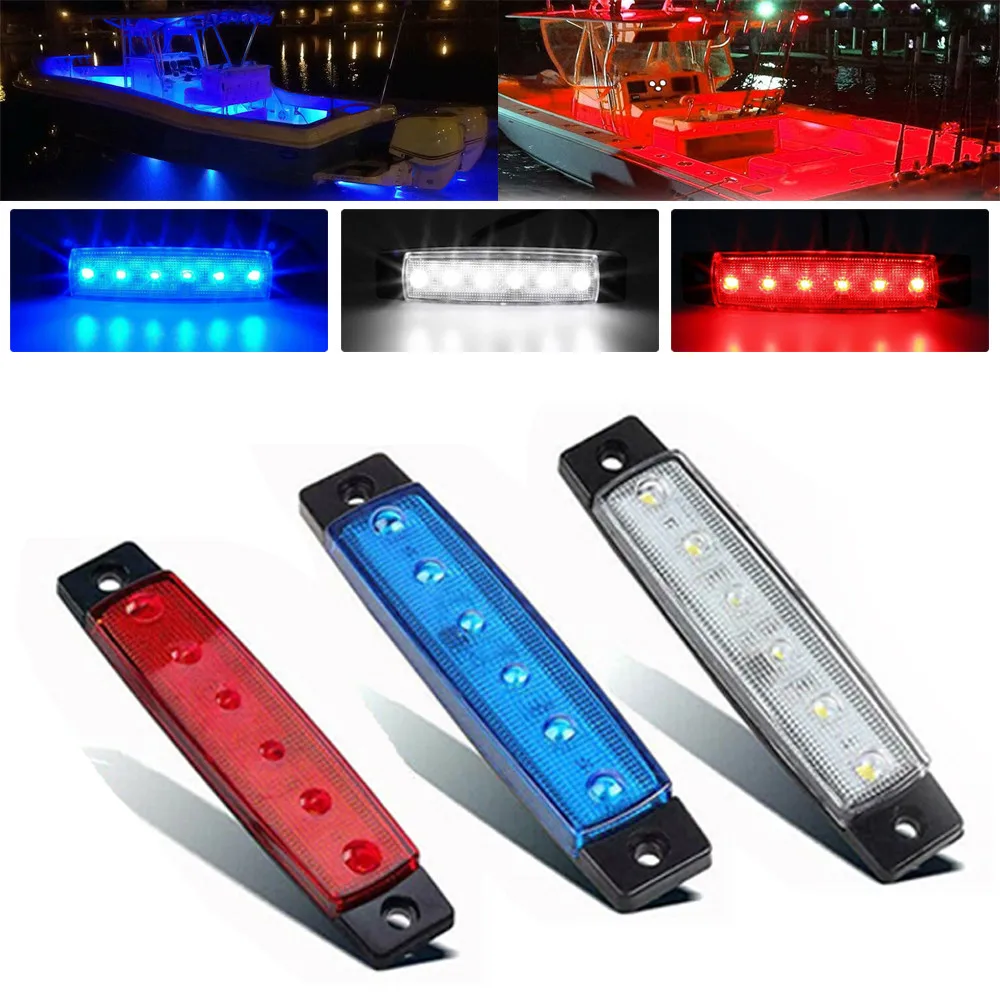 10 Pcs Marine Boat LED Deck Courtesy Lights Waterproof Stern Transom Light For Most Buses Trucks Trailers And Vans
10 Pcs Marine Boat LED Deck Courtesy Lights Waterproof Stern Transom Light For Most Buses Trucks Trailers And Vans
