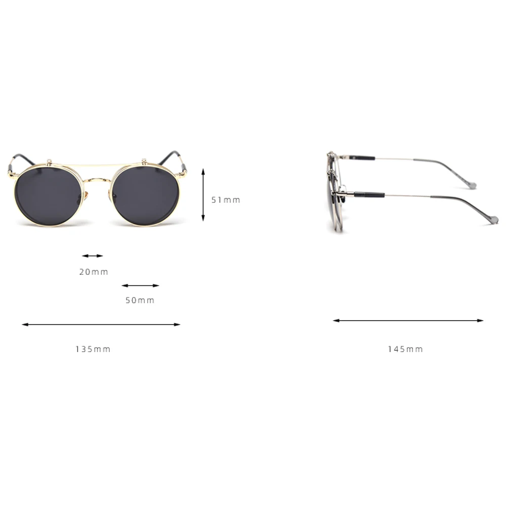 Kachawoo circle flip up steampunk sunglasses men polarized metal blue round sun glasses retro woman fashion 2021 unisex
Kachawoo circle flip up steampunk sunglasses men polarized metal blue round sun glasses retro woman fashion 2021 unisex