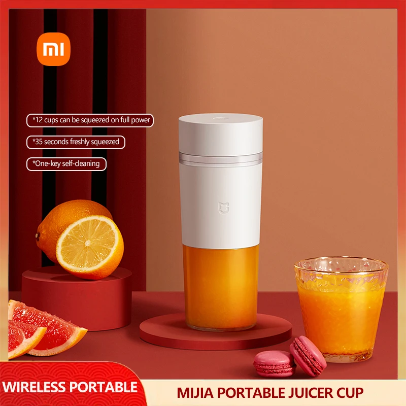 Xiaomi Mijia 300ml Mini Portable Stainless Steel Juice Blender Portable USB Rechargeable Juicer Kitchen Blender Quick Juicing
Xiaomi Mijia 300ml Mini Portable Stainless Steel Juice Blender Portable USB Rechargeable Juicer Kitchen Blender Quick Juicing