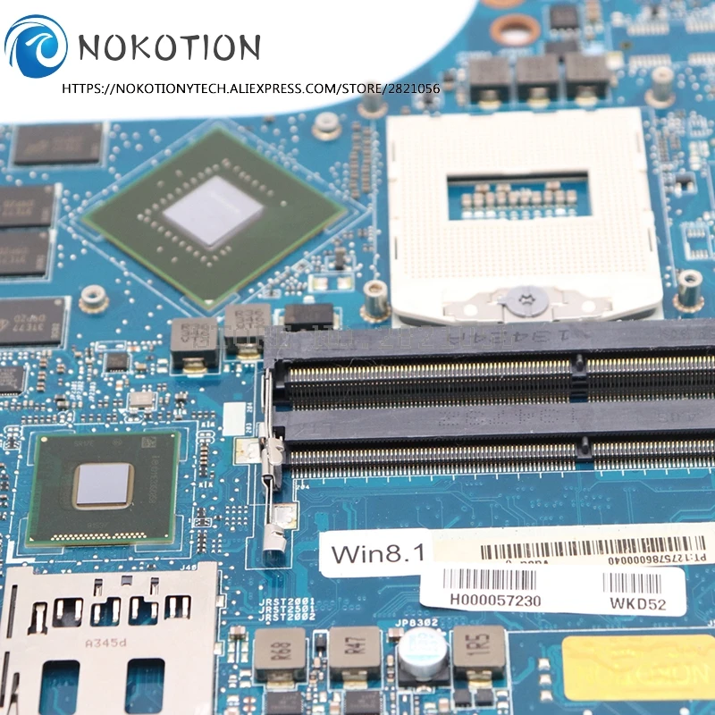 Материнская плата NOKOTION H000057230 H000057740 для ноутбука TOSHIBA Satellite P50 A P55 L50 HM86 DDR3 GT745M GPU|laptop