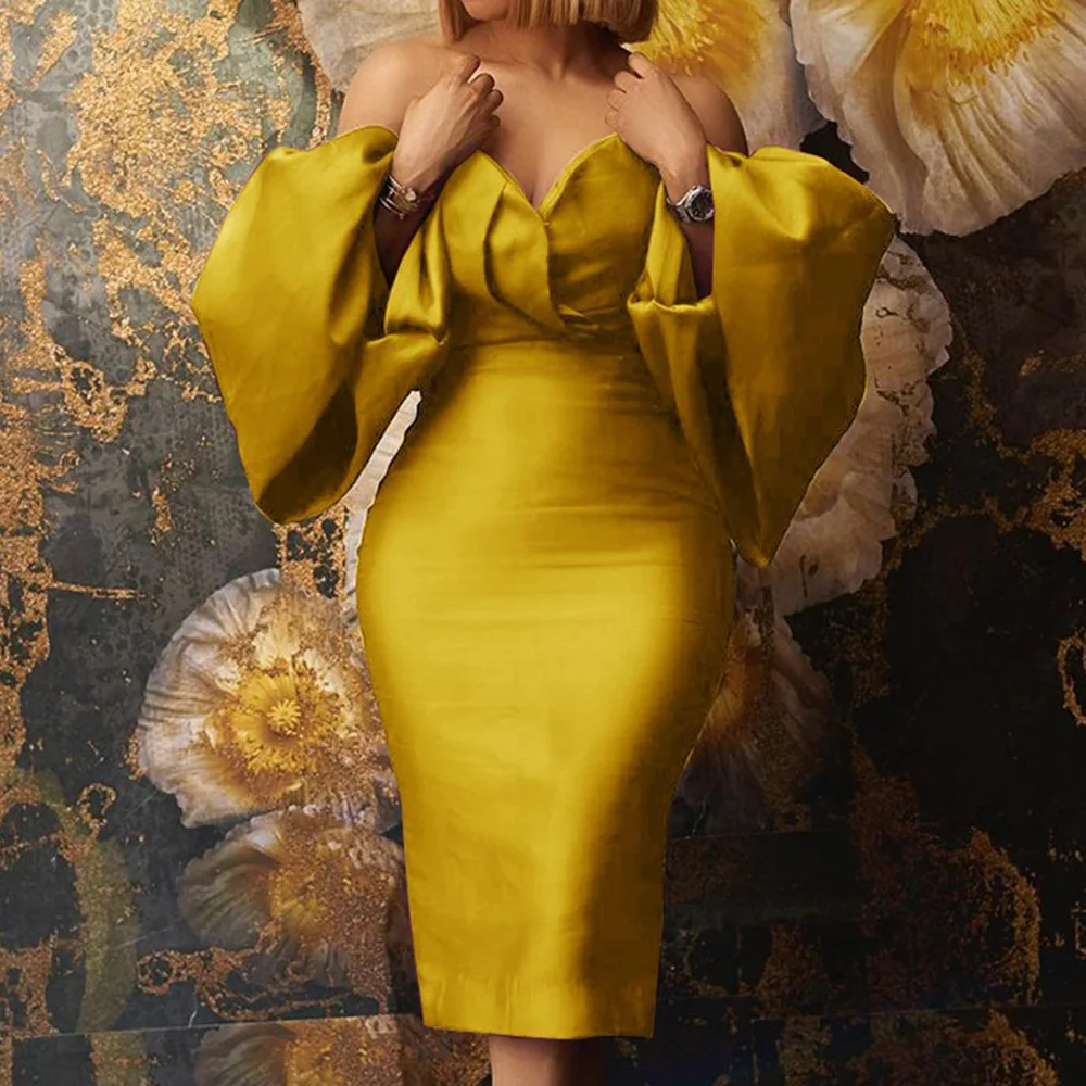 Western Style Women Dress Spring Autumn New Fashion African Oversize Temperament Tube Top Sexy Strapless Lantern Sleeve
Western Style Women Dress Spring Autumn New Fashion African Oversize Temperament Tube Top Sexy Strapless Lantern Sleeve