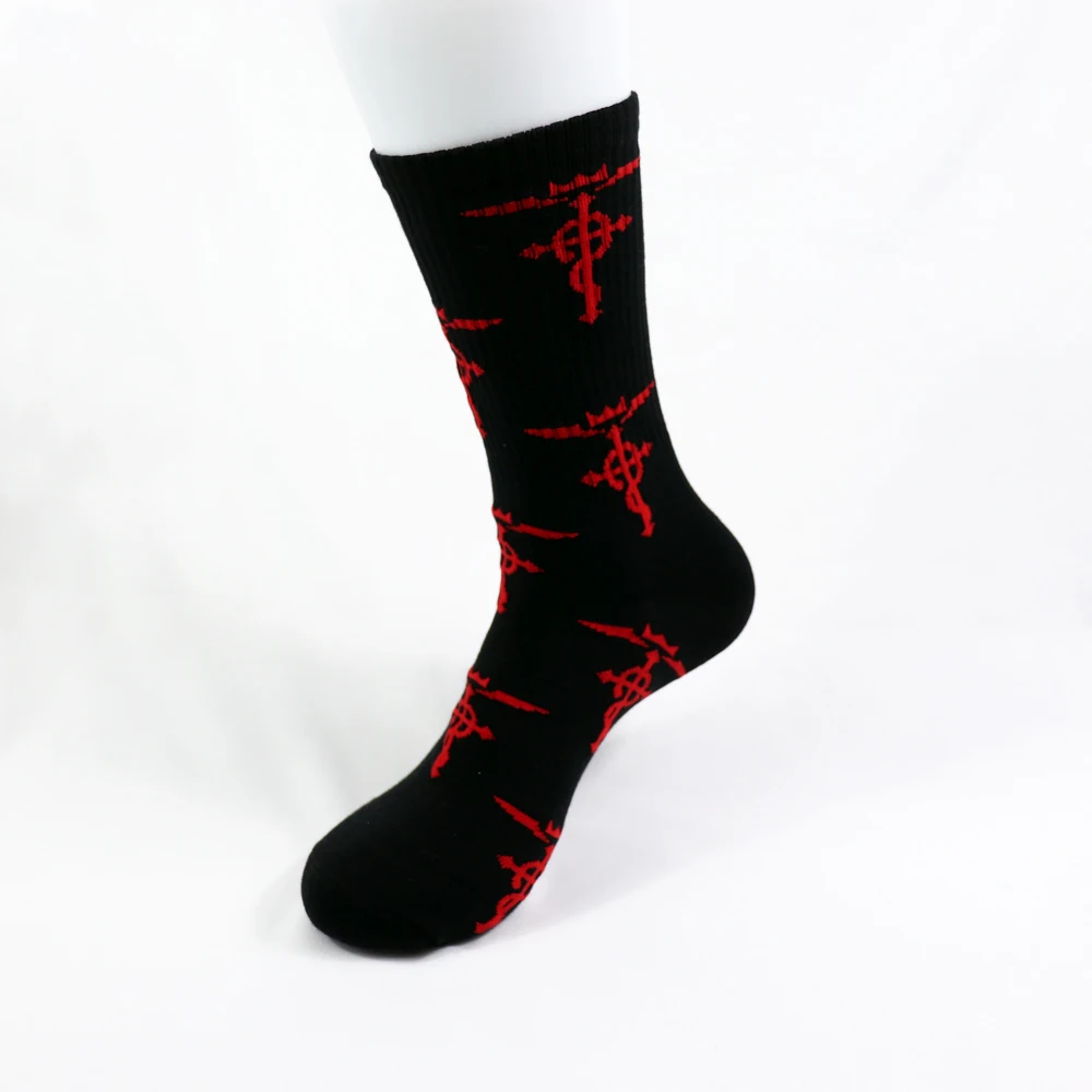 Fullmetal Alchemist Greek god Mercury Logos Socks 
Fullmetal Alchemist Greek god Mercury Logos Socks