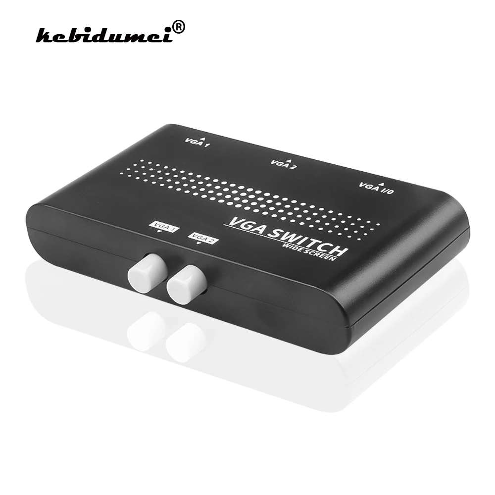kebidumei High Performance 2 In 1 Out VGA/SVGA Selector Switch Switcher Manual Sharing Box For LCD PC Wholesale 
kebidumei High Performance 2 In 1 Out VGA/SVGA Selector Switch Switcher Manual Sharing Box For LCD PC Wholesale