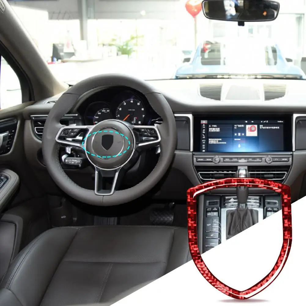 Eco-friendly Sticker Red Steering Wheel Center Logo Insert Trim Sturdy Logo Frame Trim Durable
Eco-friendly Sticker Red Steering Wheel Center Logo Insert Trim Sturdy Logo Frame Trim Durable