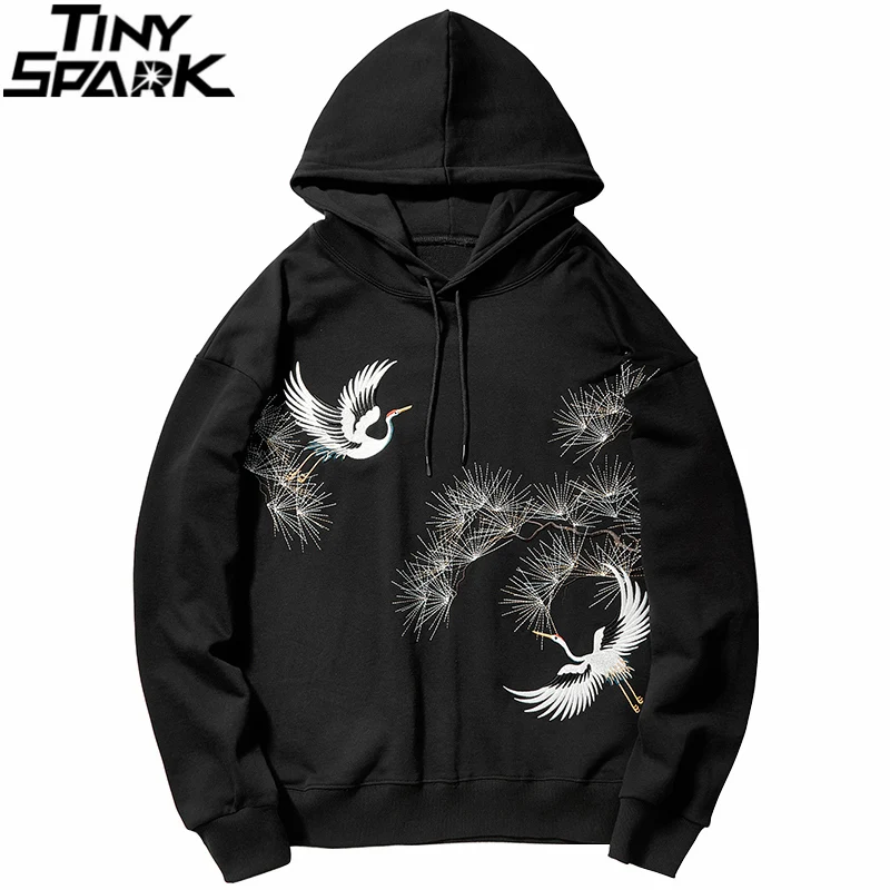 Hip Hop Harajuku Streetwear Hoodie Sweatshirt Mens Embroidery Crane Pullover Cotton Casual 2021 Autumn Hoodie Sweat Shirt Black
Hip Hop Harajuku Streetwear Hoodie Sweatshirt Mens Embroidery Crane Pullover Cotton Casual 2021 Autumn Hoodie Sweat Shirt Black