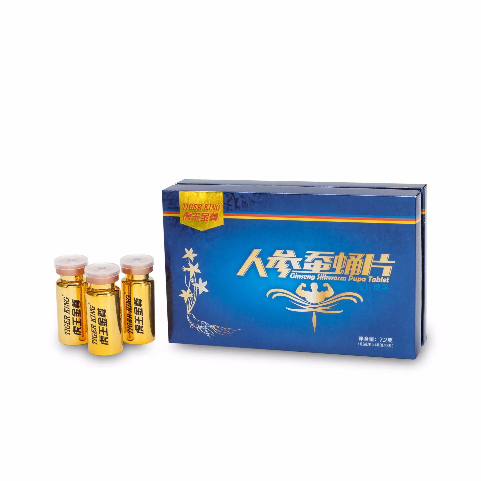 Factory Supply Tiger King Jinzun Ginseng Silkworm Chrysalis Tablets Male Nourishing Health Nutrition Food Spot Wholesale OEM
Factory Supply Tiger King Jinzun Ginseng Silkworm Chrysalis Tablets Male Nourishing Health Nutrition Food Spot Wholesale OEM