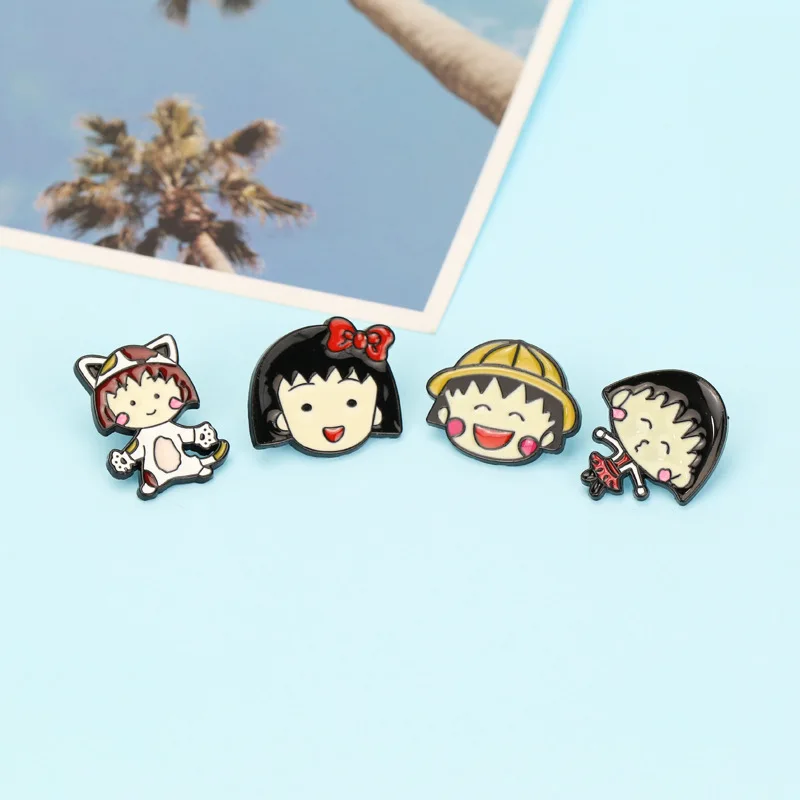 2PCS Small brooch female cute Japanese anime sister brooch cartoon buckle pin neckline pin trendy personality accessories enamel
2PCS Small brooch female cute Japanese anime sister brooch cartoon buckle pin neckline pin trendy personality accessories enamel
