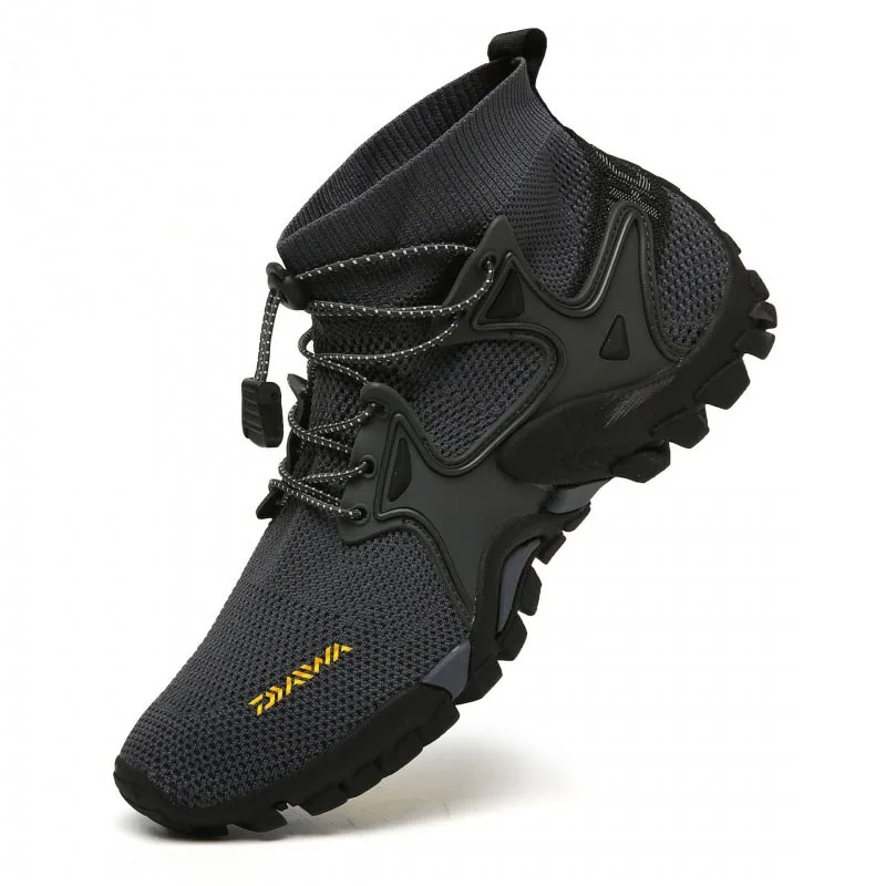 Mens Outdoor Fishing Shoes Non-Slip Mesh Grid Breathable Rubber Sneakers Wear-Resistant Climbing Camping Hiking Sports Shoes
Mens Outdoor Fishing Shoes Non-Slip Mesh Grid Breathable Rubber Sneakers Wear-Resistant Climbing Camping Hiking Sports Shoes