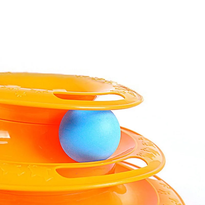 Funny Pet Toys Cat Crazy Ball Disk Interactive Amusement Plate Play Disc Trilaminar Turntable Cat Toys
Funny Pet Toys Cat Crazy Ball Disk Interactive Amusement Plate Play Disc Trilaminar Turntable Cat Toys