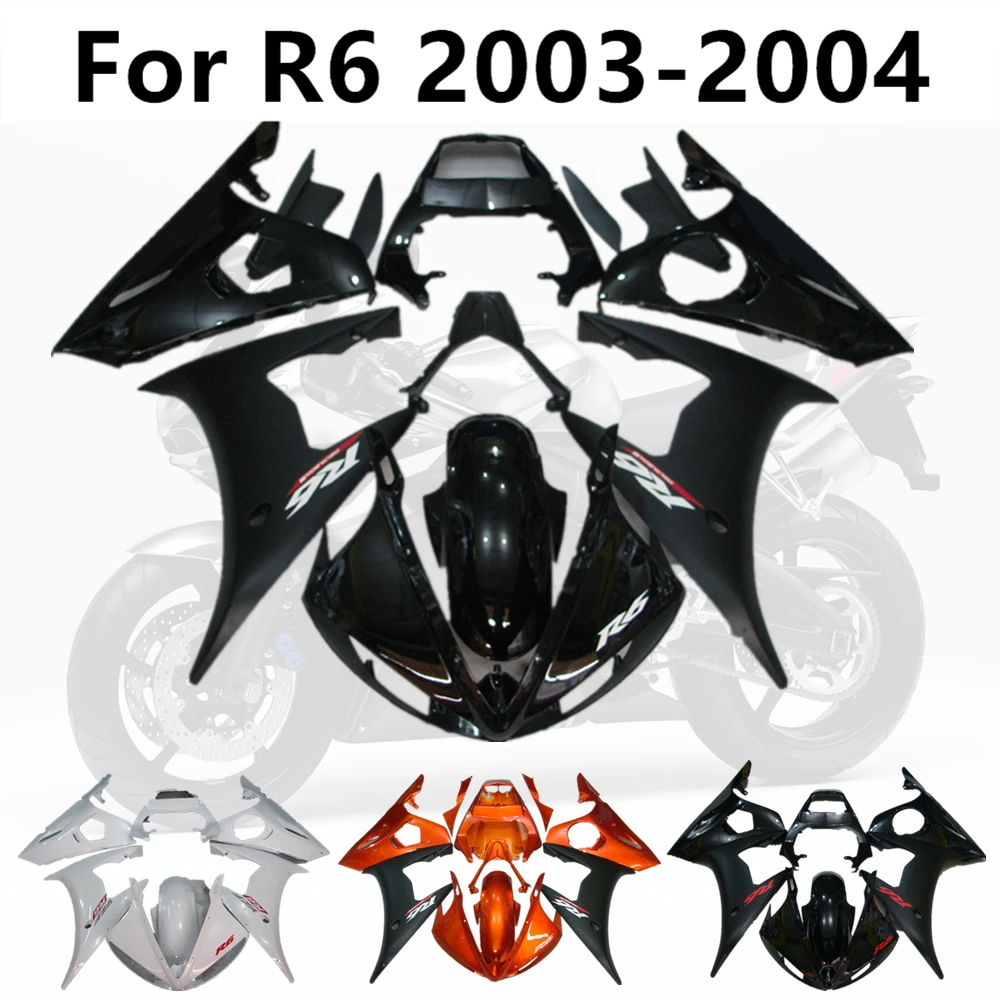 Motorcycle for Yamaha R6 2003-2004 03-04 Full Fairing Kits Black Matte Glossy Orange Bodywork Cowling Injection ABS
Motorcycle for Yamaha R6 2003-2004 03-04 Full Fairing Kits Black Matte Glossy Orange Bodywork Cowling Injection ABS