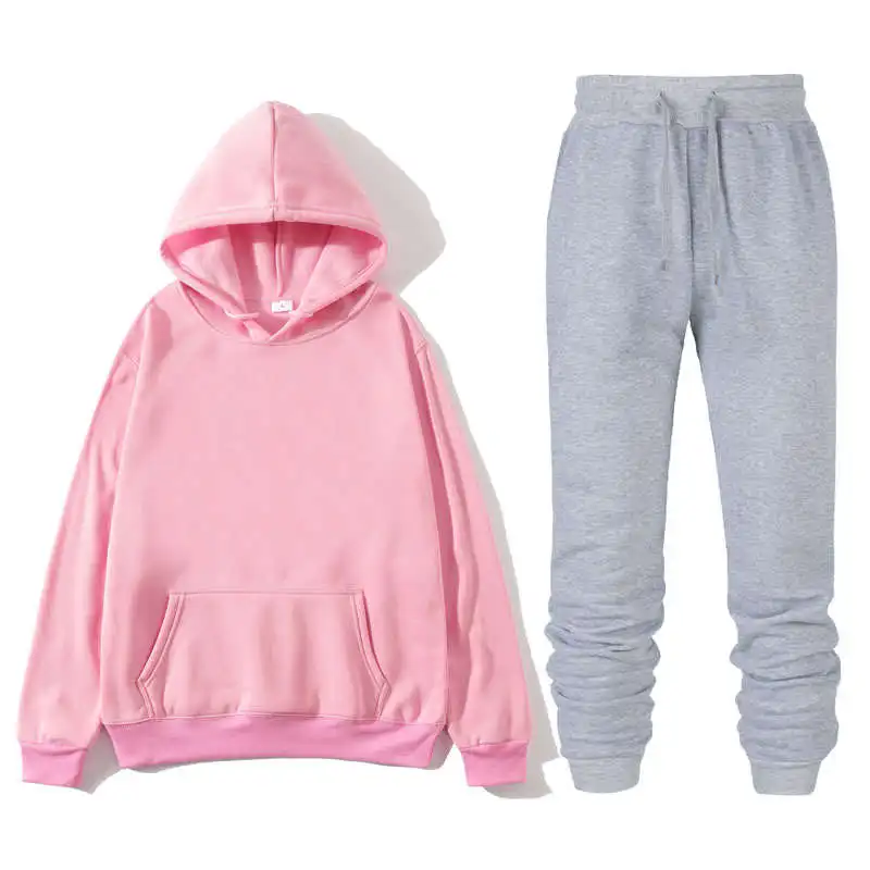 2021 new men's and women's casual wear suit sportswear suit solid color pullover + pants suit autumn and winter fashion suit cou
2021 new men's and women's casual wear suit sportswear suit solid color pullover + pants suit autumn and winter fashion suit cou