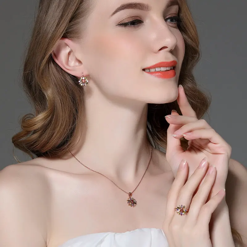BAMOER Hot Sell Gold Color Flower Necklaces Pendants with High Quality Cubic Zircon For Women Birthday Gift JIN024 
BAMOER Hot Sell Gold Color Flower Necklaces Pendants with High Quality Cubic Zircon For Women Birthday Gift JIN024