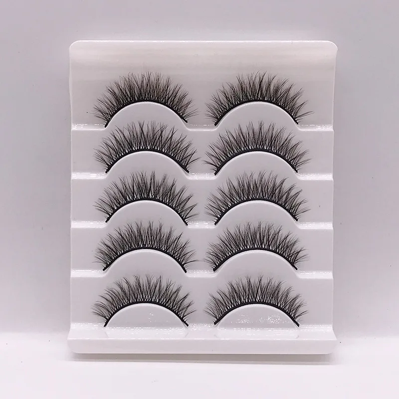 5 pairs 100% Real Fake Mink Eyelashes 3D Natural False Eyelashes 3d Mink Lashes Soft Eyelash Extension Makeup Kit Cilios 
5 pairs 100% Real Fake Mink Eyelashes 3D Natural False Eyelashes 3d Mink Lashes Soft Eyelash Extension Makeup Kit Cilios