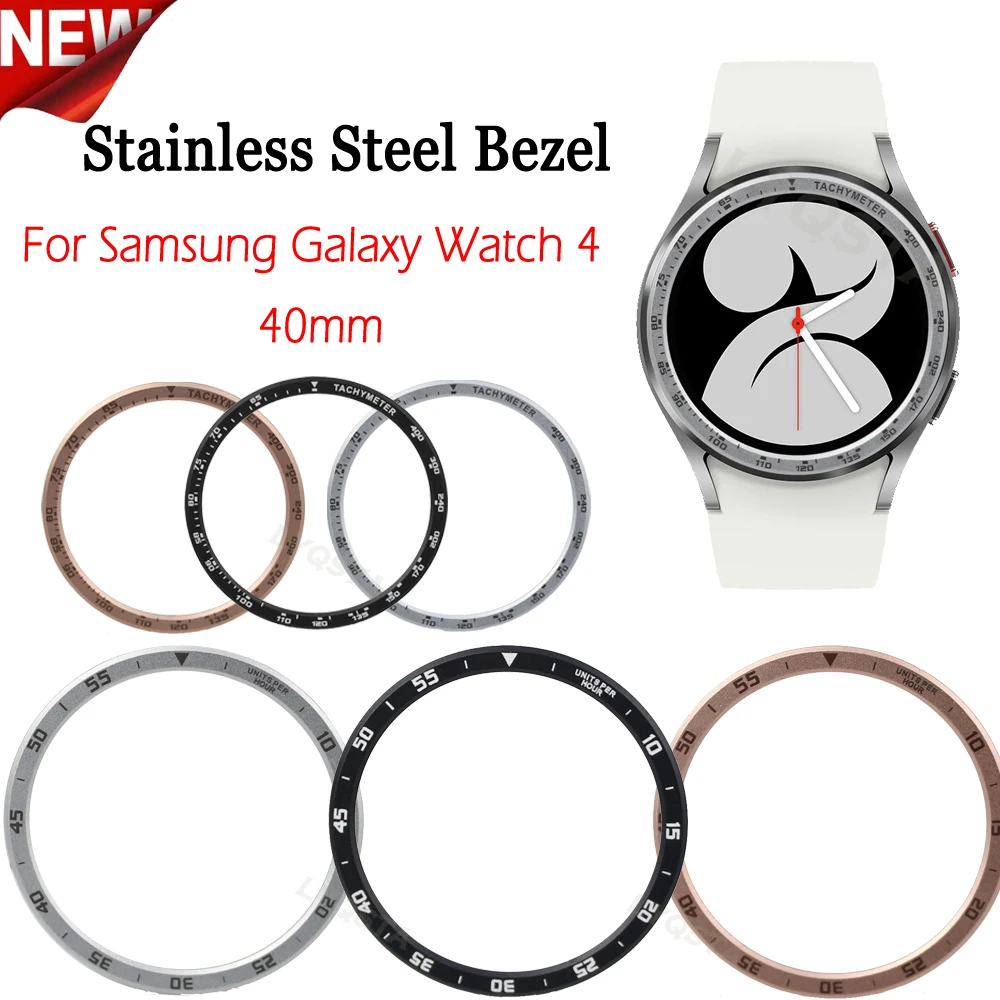 Metal Rings For Samsung Galaxy Watch 4 40mm Stainless Steel Bezel Galaxy Watch4 Protection Frame Protector Case Bumper Ring
Metal Rings For Samsung Galaxy Watch 4 40mm Stainless Steel Bezel Galaxy Watch4 Protection Frame Protector Case Bumper Ring