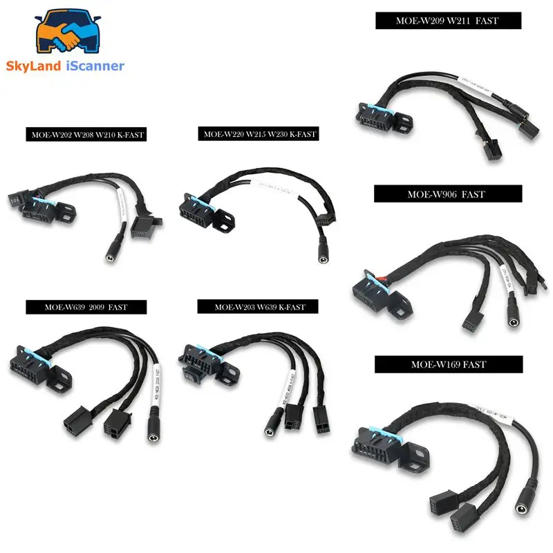 7pcs OBD2 Car Cable All EZS Bench Test Line Work with VVDI MB Tool for Mercedes Benz W209/W906/W169/W202/W208/W210/W211/W639
7pcs OBD2 Car Cable All EZS Bench Test Line Work with VVDI MB Tool for Mercedes Benz W209/W906/W169/W202/W208/W210/W211/W639