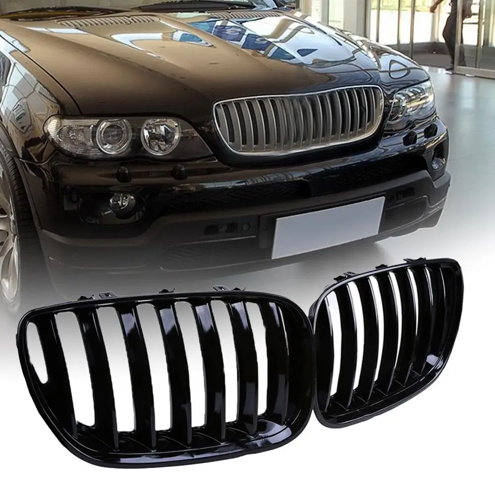 1 Pair of Car Grille Single Wire Anti-scratch ABS Car Front Hood Grille 51137113733 51137113734 for BMW X5 E53 04-06
1 Pair of Car Grille Single Wire Anti-scratch ABS Car Front Hood Grille 51137113733 51137113734 for BMW X5 E53 04-06