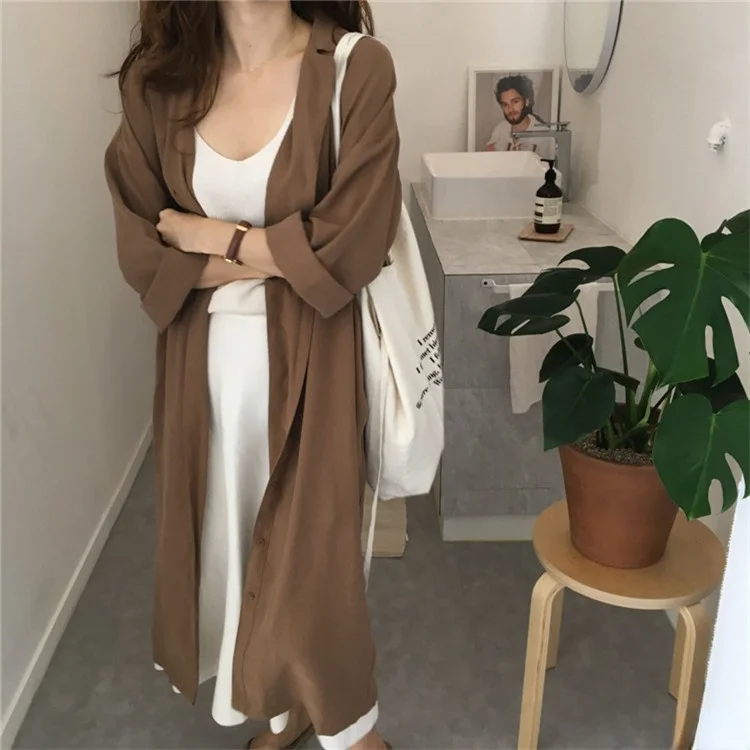 2021 Spring Autumn New Fashion Female Batwing Sleeve Vintage Solid Shirt Utility Dress Women Casual Loose Wrap Dress Oversize
2021 Spring Autumn New Fashion Female Batwing Sleeve Vintage Solid Shirt Utility Dress Women Casual Loose Wrap Dress Oversize