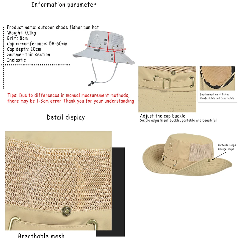 K207 Women's Hat Bucket Hat Outdoor Sun Protection Hats For Fashion Summer Hat Women's hat Fisherman's Hat Anti-UV Panama Unisex
K207 Women's Hat Bucket Hat Outdoor Sun Protection Hats For Fashion Summer Hat Women's hat Fisherman's Hat Anti-UV Panama Unisex