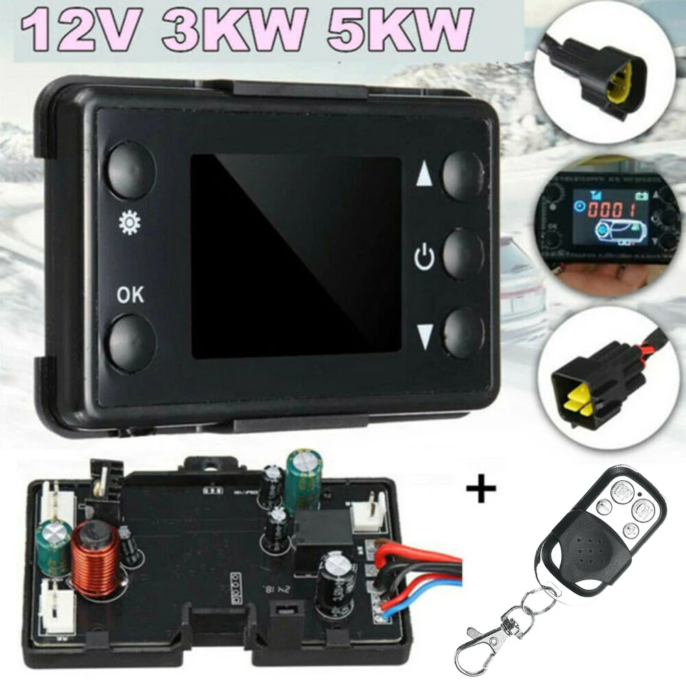 Car Air Diesel Heater 3KW 5KW 12-24V Motherboard W/ Brand New LCD Switch Remote Controller Auto Accessories
Car Air Diesel Heater 3KW 5KW 12-24V Motherboard W/ Brand New LCD Switch Remote Controller Auto Accessories