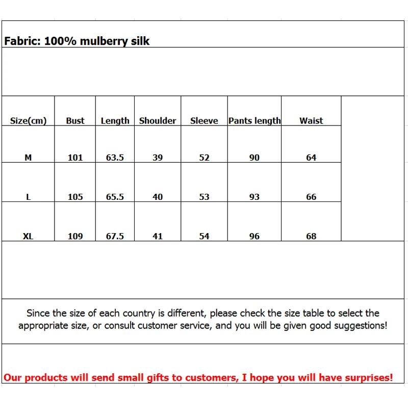 Women's Silk Pajamas New Large Size Mulberry Silk Long-Sleeved Home Service Two-Piece Suit
Women's Silk Pajamas New Large Size Mulberry Silk Long-Sleeved Home Service Two-Piece Suit