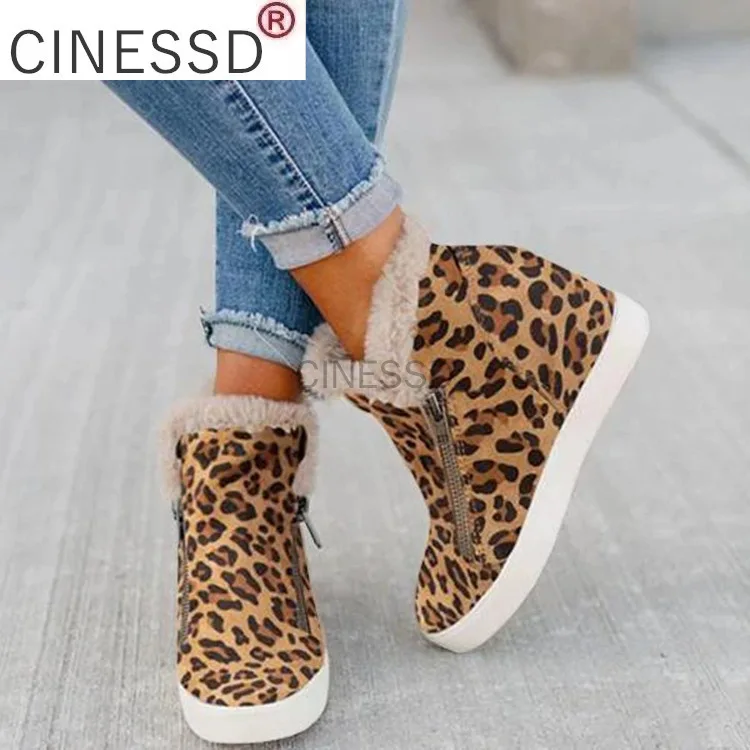 Women Boots 2022 Fashion Winter Women Increase Shoes Size 43 Side Zipper Flats Booties Women Leopard Ankle Boot Botas De Mujer
Women Boots 2022 Fashion Winter Women Increase Shoes Size 43 Side Zipper Flats Booties Women Leopard Ankle Boot Botas De Mujer