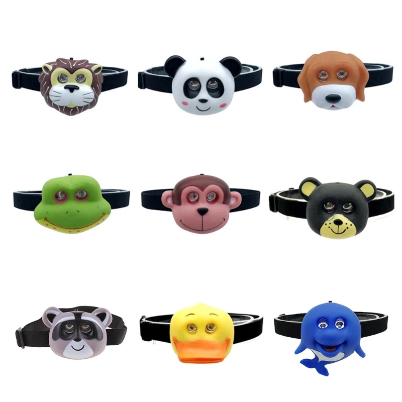 Child's Headlight with Headband Cartoon Animal Image Headlamp SOS Flashlight Kids Gift for Outdoor Playing
Child's Headlight with Headband Cartoon Animal Image Headlamp SOS Flashlight Kids Gift for Outdoor Playing