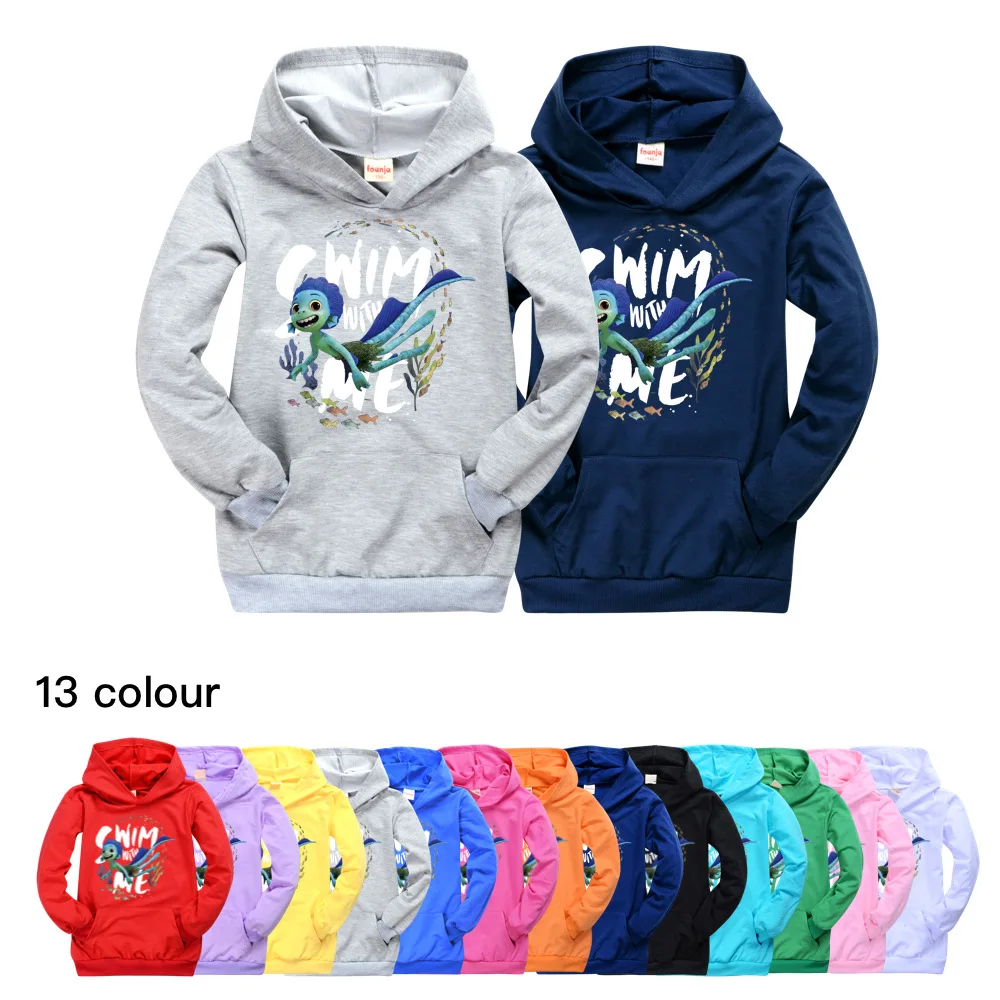 2021 Kids Girls Sweatshirt Spring Autumn Boys Hoodies Luca Long Sleeve Hoodie T-shirt Top Teens Children's coat Hip hop Clothing
2021 Kids Girls Sweatshirt Spring Autumn Boys Hoodies Luca Long Sleeve Hoodie T-shirt Top Teens Children's coat Hip hop Clothing