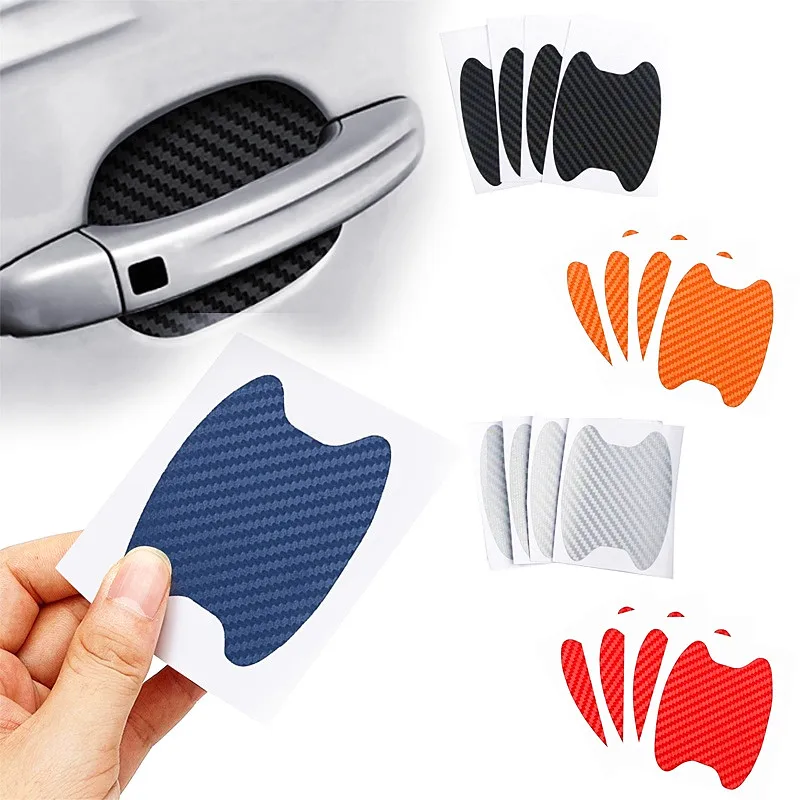 4Pcs/Set Carbon Fiber Car Door Sticker Scratches Resistant Cover Auto Handle Protection Film Exterior Styling Car Accessories
4Pcs/Set Carbon Fiber Car Door Sticker Scratches Resistant Cover Auto Handle Protection Film Exterior Styling Car Accessories