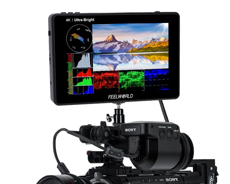 FEELWORLD professional audio video LUT7S 2200nits 3D LUT Camera Monitor with Histogram 3G-SDI Waveform VectorScope
FEELWORLD professional audio video LUT7S 2200nits 3D LUT Camera Monitor with Histogram 3G-SDI Waveform VectorScope