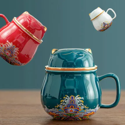 Ceramic Tea Mug With Tea Isolation And Cover Home Office Teacup Lucky Cat Tea Mug Drinkware Free Shipping
Ceramic Tea Mug With Tea Isolation And Cover Home Office Teacup Lucky Cat Tea Mug Drinkware Free Shipping