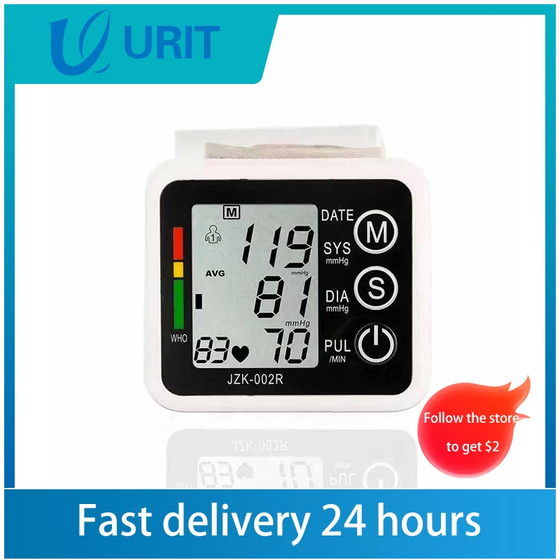 Wrist Blood Pressure Monitor Medical Pulse Heart Rate PR Voice Cuff Health Care Tonometer Sphygmomanometer LCD digital BP Meter
Wrist Blood Pressure Monitor Medical Pulse Heart Rate PR Voice Cuff Health Care Tonometer Sphygmomanometer LCD digital BP Meter