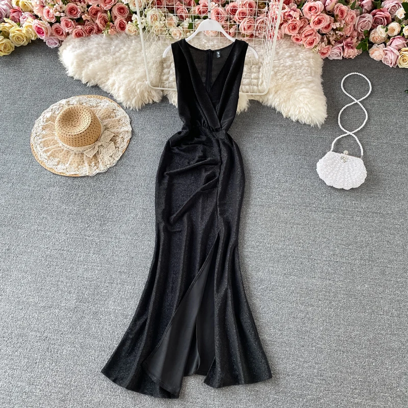 LoveFlowerLife New 2021 Summer Solid Sexy V Neck Dress A Line Sleeveless High Waist Mid-Calf Women Medium Dresses
LoveFlowerLife New 2021 Summer Solid Sexy V Neck Dress A Line Sleeveless High Waist Mid-Calf Women Medium Dresses
