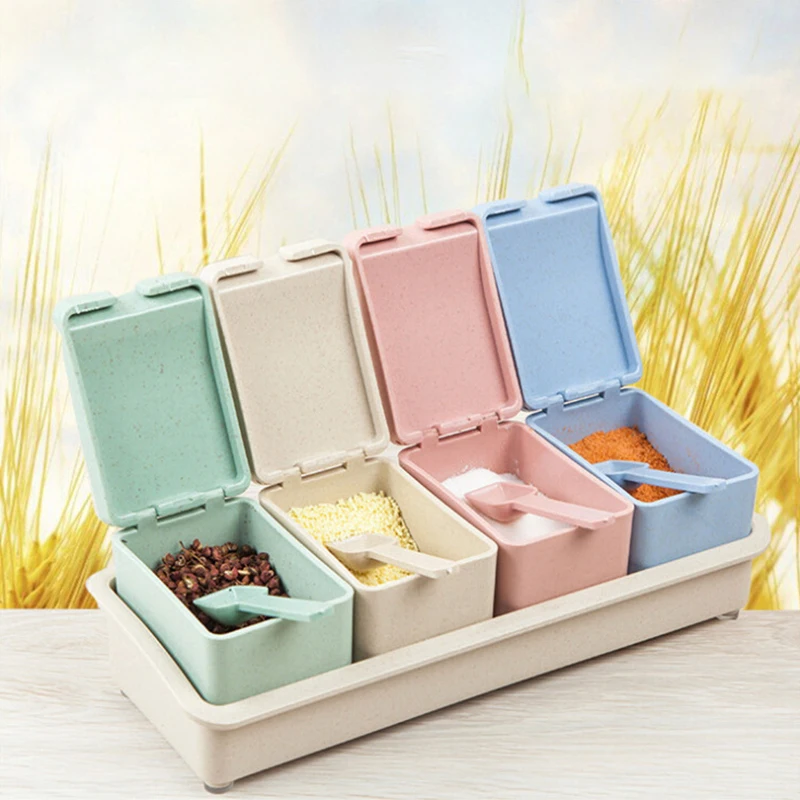 5Pcs Kitchen Utensils Seasoning Box Salt Jar Restaurant Spice Pepper Cruet Shaker Storage Condiment
5Pcs Kitchen Utensils Seasoning Box Salt Jar Restaurant Spice Pepper Cruet Shaker Storage Condiment