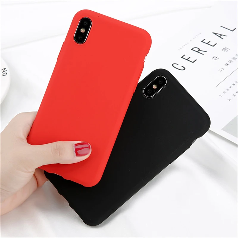 Ультратонкие мягкие чехлы для iPhone 11 8 7 Plus 6 s 6sP силиконовый чехол из ТПУ XR XS MAX 5