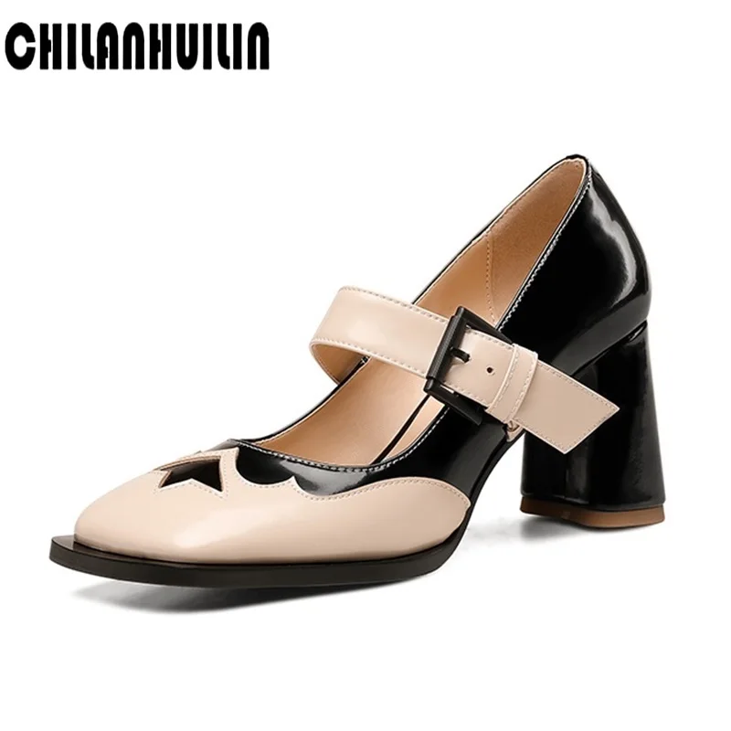 brand retro designer mary janes shoes woman pumps new genuine leather high heels black office shoes woman classic party shoes
brand retro designer mary janes shoes woman pumps new genuine leather high heels black office shoes woman classic party shoes