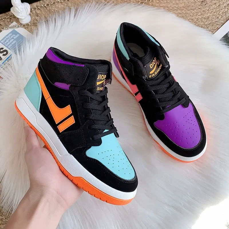 Women Fashion Thick Bottom Shoes High-Top Flats Platform Girls Breathable Antislip Sneakers Zapatos De Mujer Tenis Zapatillas
Women Fashion Thick Bottom Shoes High-Top Flats Platform Girls Breathable Antislip Sneakers Zapatos De Mujer Tenis Zapatillas