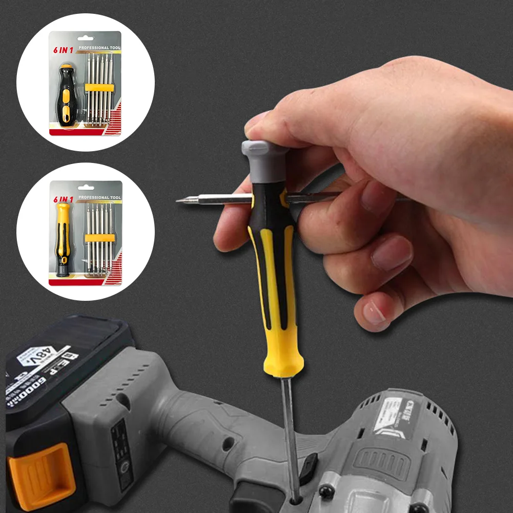 7piece Set Tamper-Proof Magnetic Screwdriver Bit Hex Torx Screwdriver Head Flat Hand Tool Safety Home Repairing Hand Tool
7piece Set Tamper-Proof Magnetic Screwdriver Bit Hex Torx Screwdriver Head Flat Hand Tool Safety Home Repairing Hand Tool