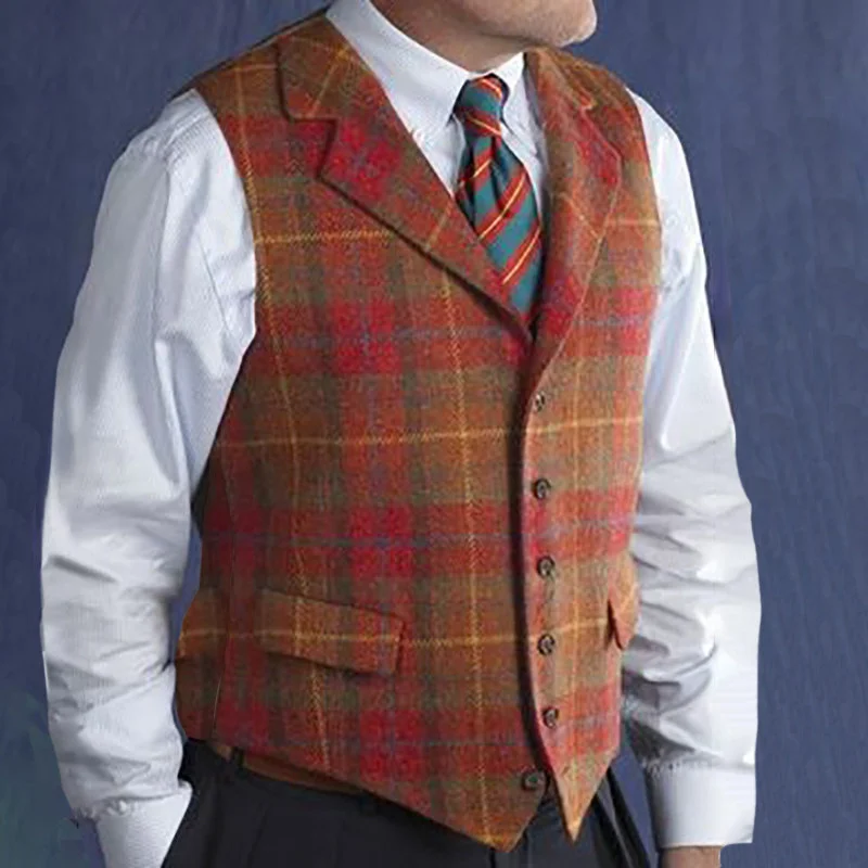 Top Selling Men's V-neck Vest with Single Breasted Vest in Autumn and Winter of 2021
Top Selling Men's V-neck Vest with Single Breasted Vest in Autumn and Winter of 2021