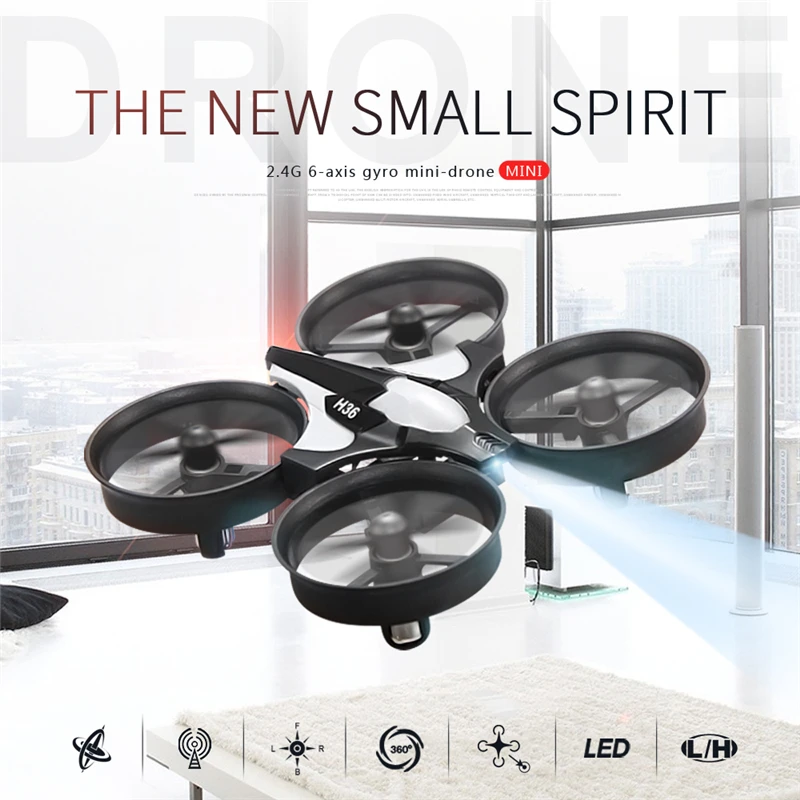 

Hot Sale Mini Drone JJRC H36 RC Micro Quadcopters 2.4G 6 Axis With Headless Mode One Key Return Helicopter Vs H8 Drone Best Toys
