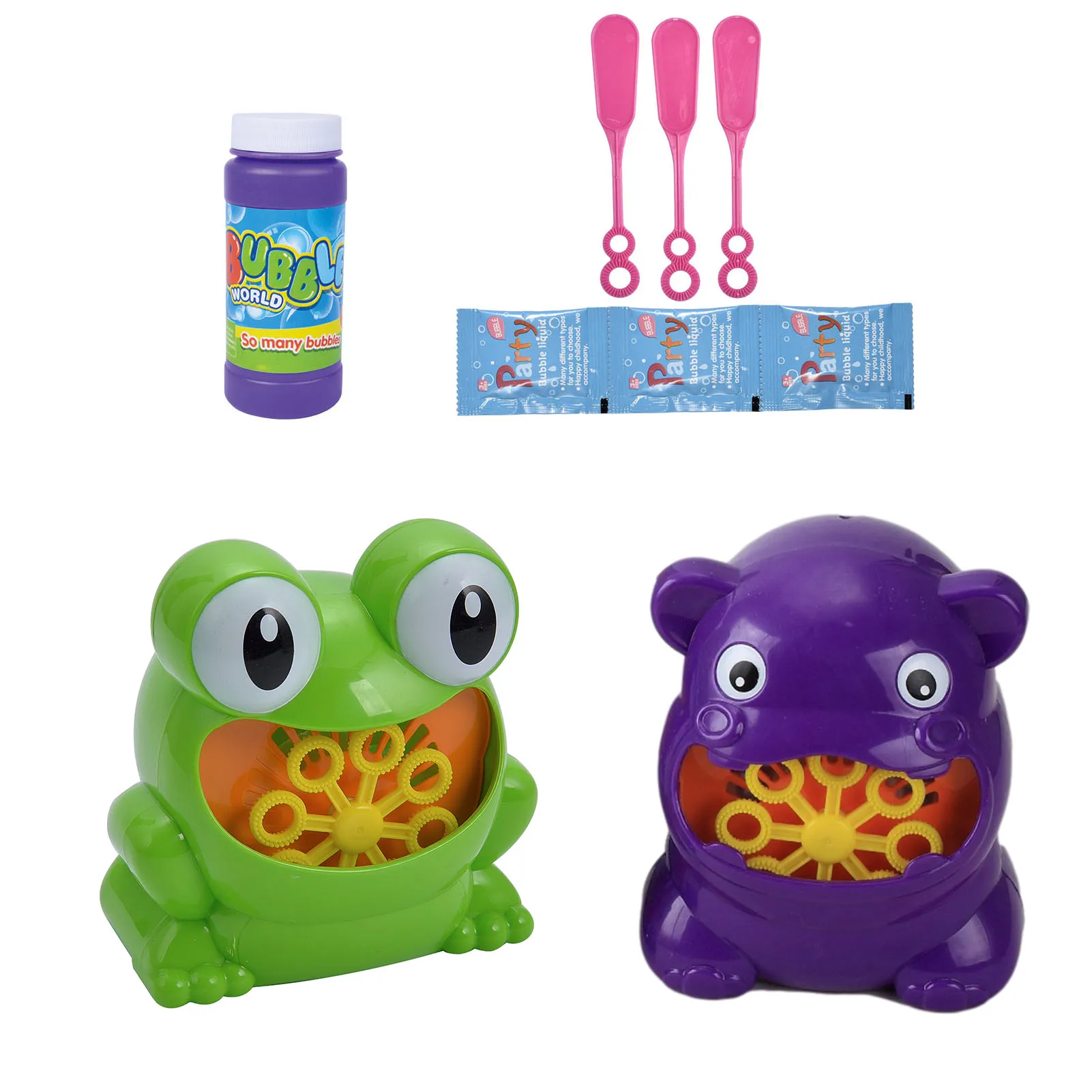 Children's Electric Bubble Blowing Toy Funny Cartoon Frog Hippo Automatic Bubble Machine Blowing Bubble Bath Toy Baby Gift
Children's Electric Bubble Blowing Toy Funny Cartoon Frog Hippo Automatic Bubble Machine Blowing Bubble Bath Toy Baby Gift
